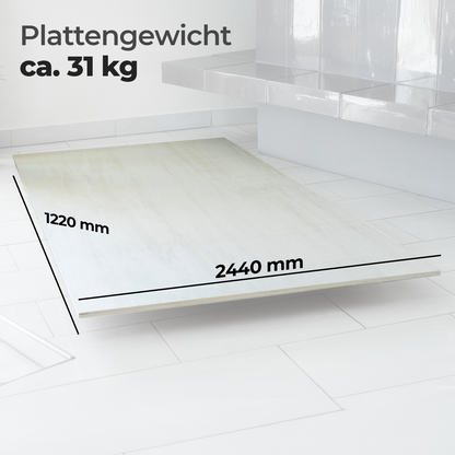 Multiplexplatte naturbelassen